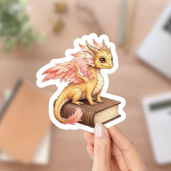 Feathered Dragon Kindle Book Sticker - Andarna Fourth Wing Inspiration