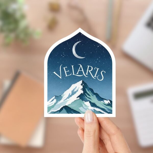 ACOTAR Velaris Book Sticker for Kindle Readers, Laptops, Journals, etc.