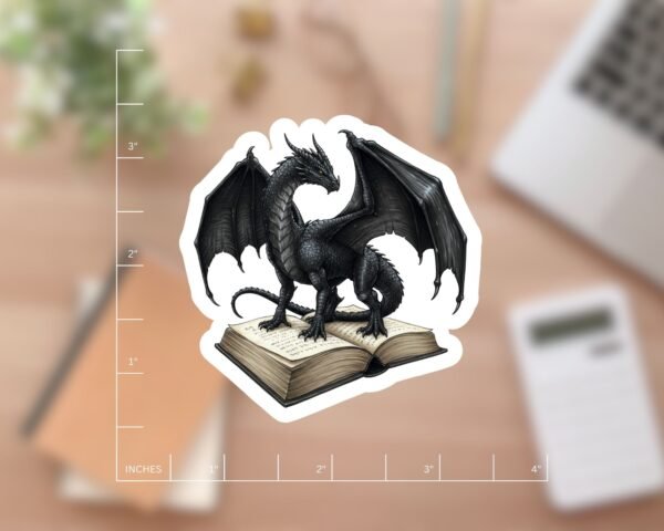 Tairn Dragon Sticker for Fourth Wing Readers