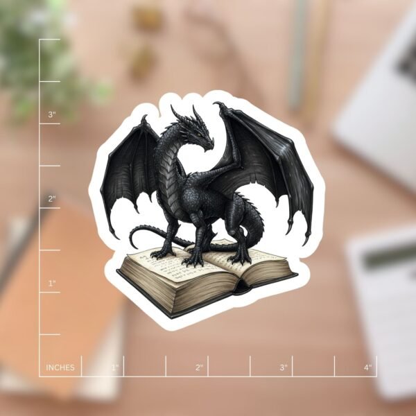 Tairn Dragon Sticker for Fourth Wing Readers