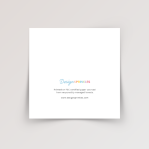 Back of Square Card