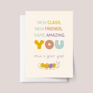 Greeting Card for First Day of Kindergarten