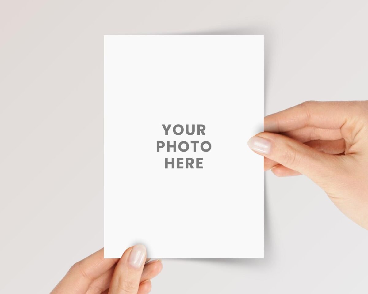 Custom Photo Greeting Cards with Envelopes for Birthday/Graduation/Anniversary Gift - Image 1 Custom Photo Greeting Cards with Envelopes