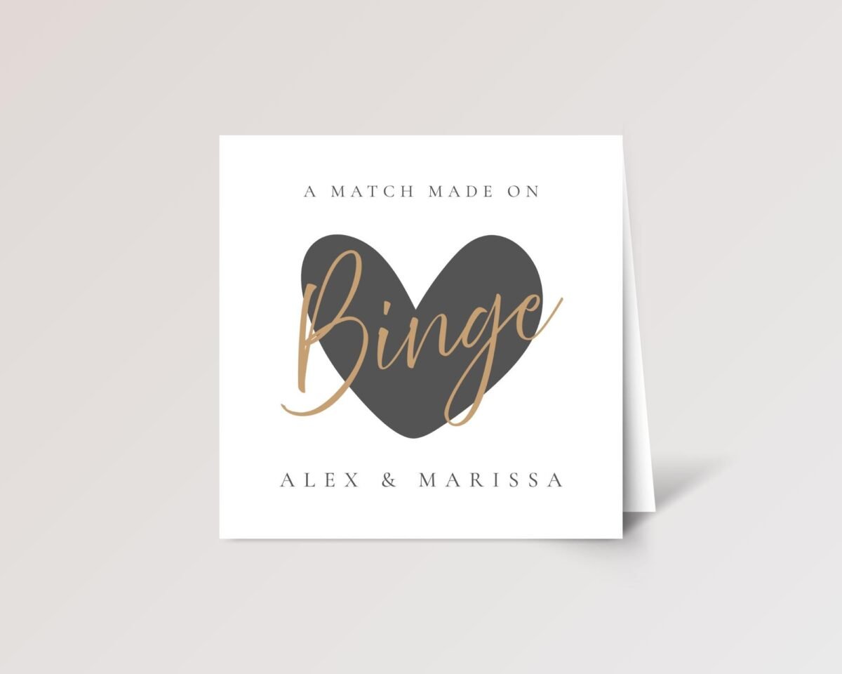Personalized Dating App Anniversary Card for Couple, Gift for Boyfriend/Girlfriend, Husband/Wife