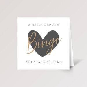 Personalized Dating App Anniversary Card for Couple, Gift for Boyfriend/Girlfriend, Husband/Wife