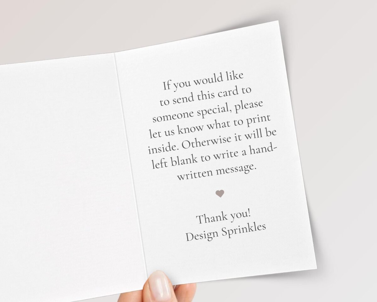 Custom Wedding Card for Couple, Son & Daughter In Law | Yellow Flowers