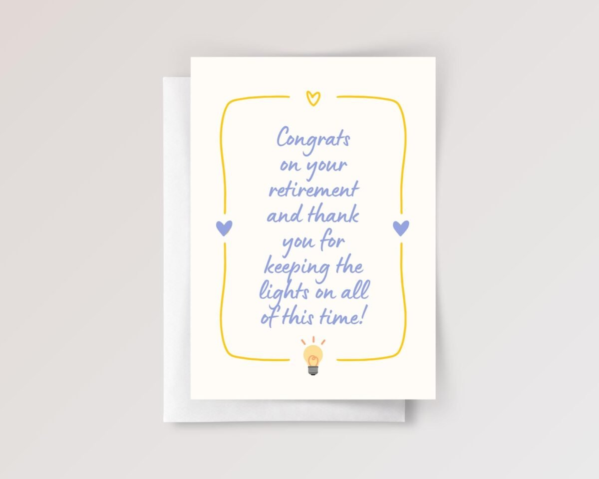 Funny Retirement Card for Husband, Coworker, Friend