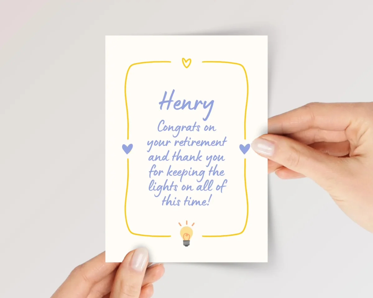 Funny Retirement Card for Husband, Coworker, Friend