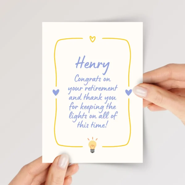 Funny Retirement Card for Husband, Coworker, Friend - Image 1 Funny Retirement Card for Husband, Coworker, Friend