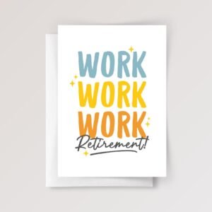 Retirement Card for Husband/Wife, Friend, Boss