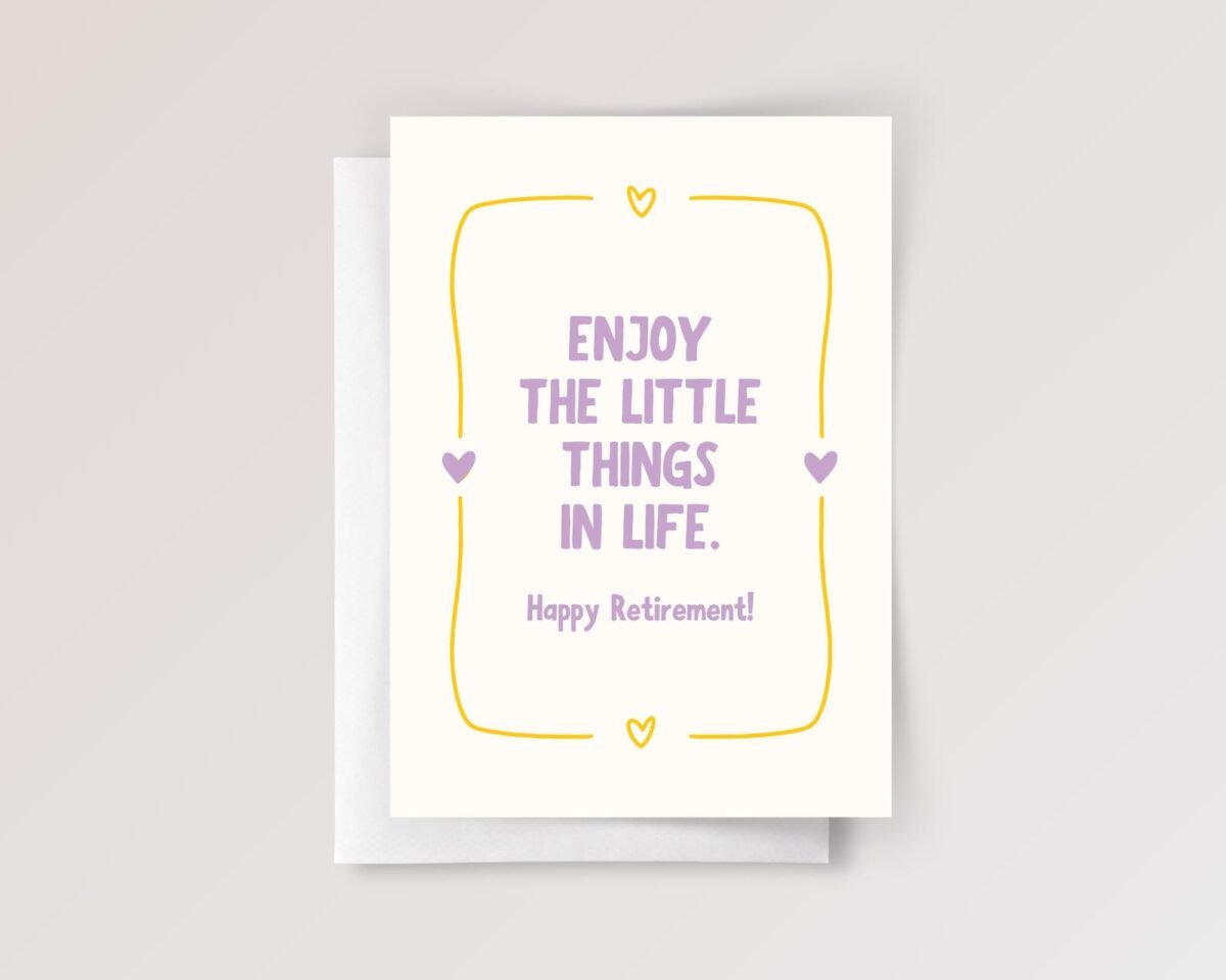 Personalized Retirement Card for Wife/Mom, Friend, Boss | Little Things