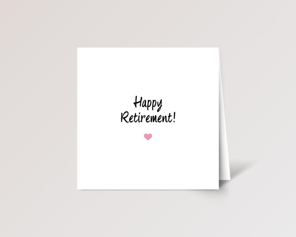 Personalized Retirement Card for Wife, Mom, Friend, Boss