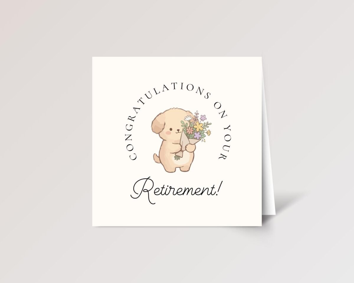 Personalized Retirement Card for Wife, Mom, Friend, Boss