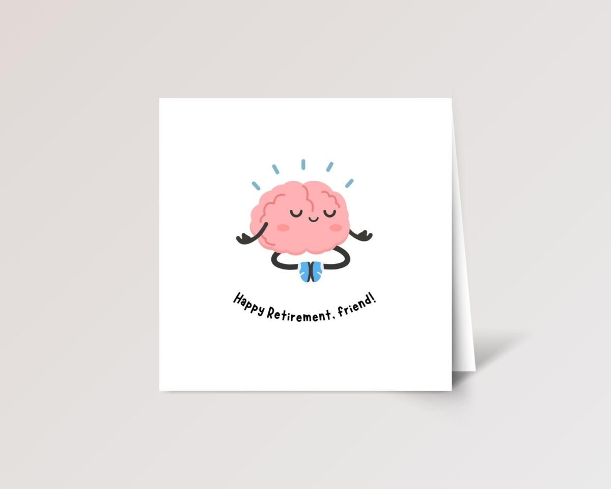 Personalized Retirement Card for Friend, Boss, Coworker