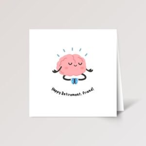 Personalized Retirement Card for Friend, Boss, Coworker