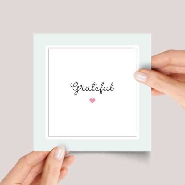 Grateful/Thank You Card Pack for Friend, Colleague, Wedding - Image 1 Grateful/Thank You Card Pack for Friend, Colleague, Wedding