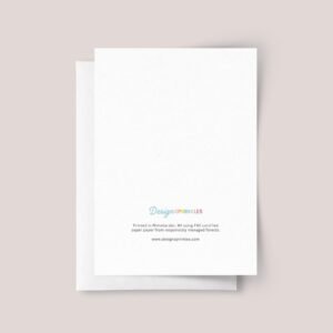 Thank You Card for Baby Shower Gift | Newborn Girl, Stork