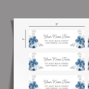 il_fullxfull.8276865090_9m2o-1 Return Address Labels with Blue Flowers for Weddings and Invitations