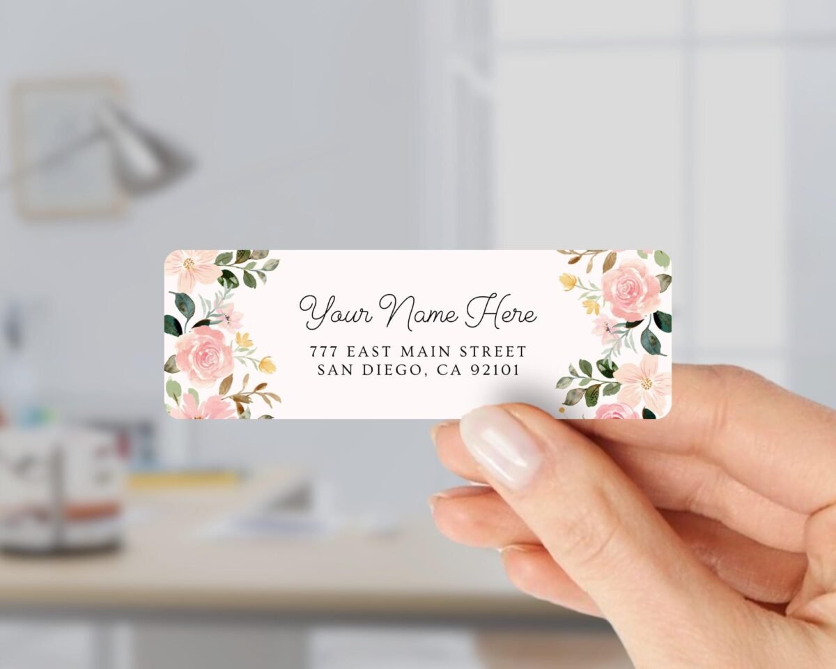 il_fullxfull.8276920044_nxrj-2 Return Address Labels with Pink Roses for Weddings and Invitations
