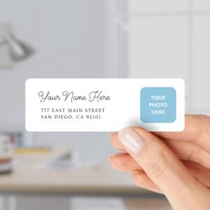 Return Address Labels with Photo or Business Logo