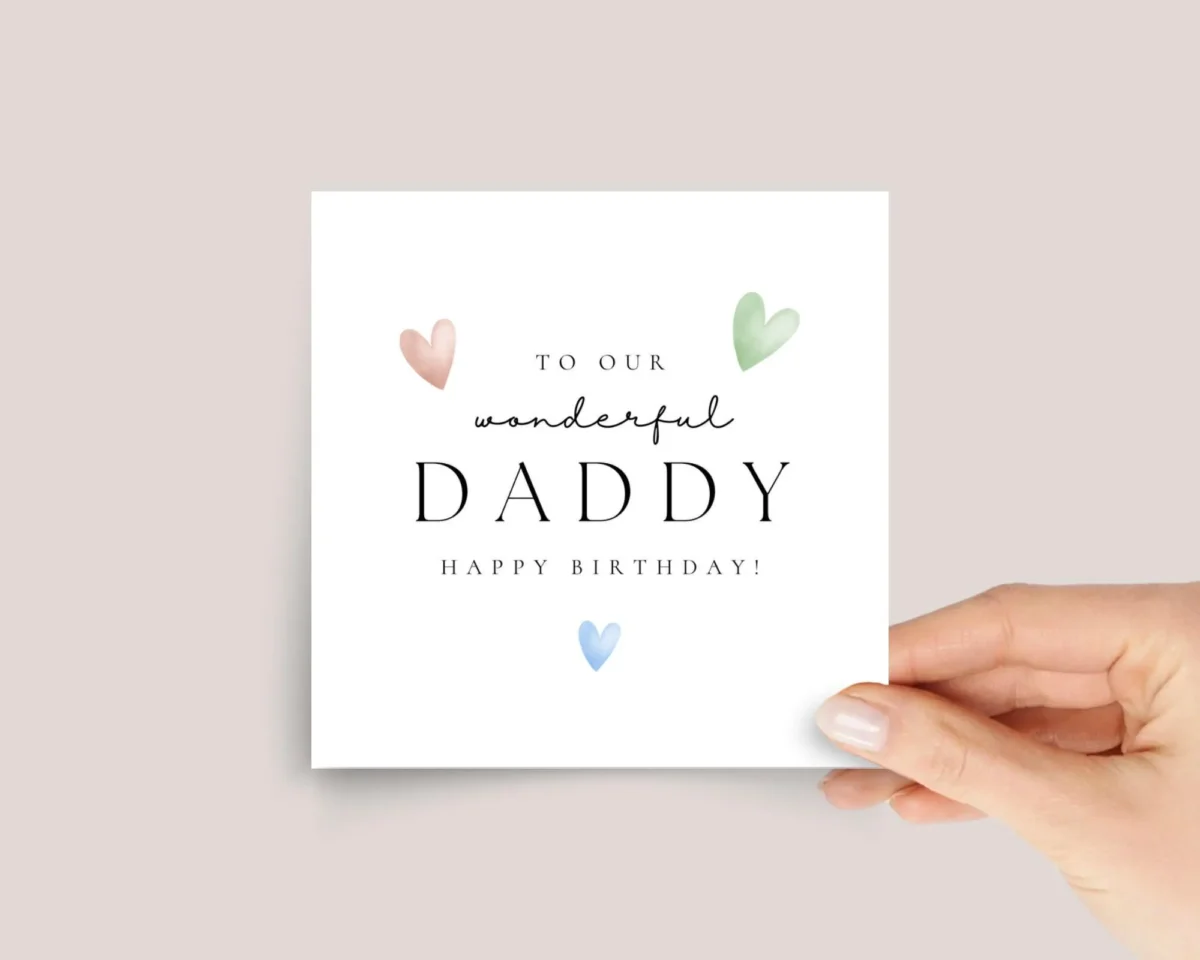 Birthday Card for Daddy/Dad from Kids - Image 1 Birthday Card for Daddy/Dad from Kids
