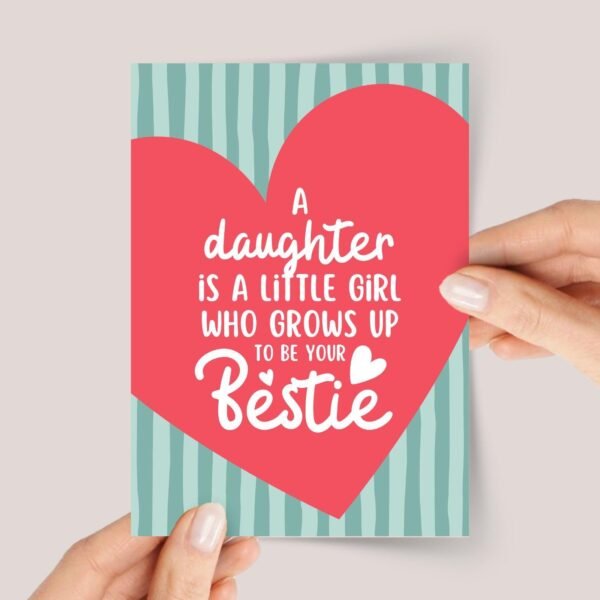 Birthday Card for Adult Daughter with Heart