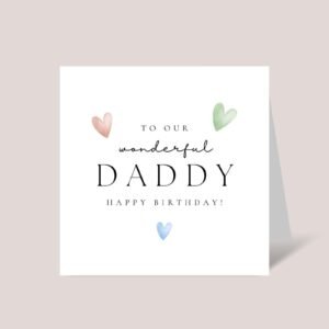Birthday Card for Daddy/Dad from Kids