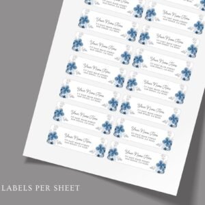 il_fullxfull.8324782027_lx06-1 Return Address Labels with Blue Flowers for Weddings and Invitations