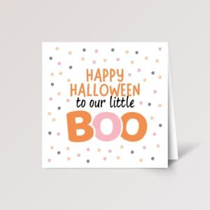 Personalized Halloween Card for Daughter/Son or Grandchild | Little Boo