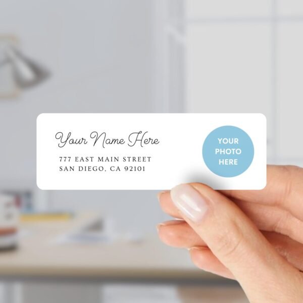 Return Address Labels with Photo or Business Logo