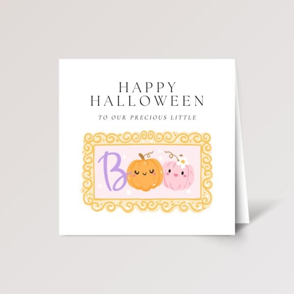 Halloween Card for Granddaughter/Baby Girl | Precious Little Boo