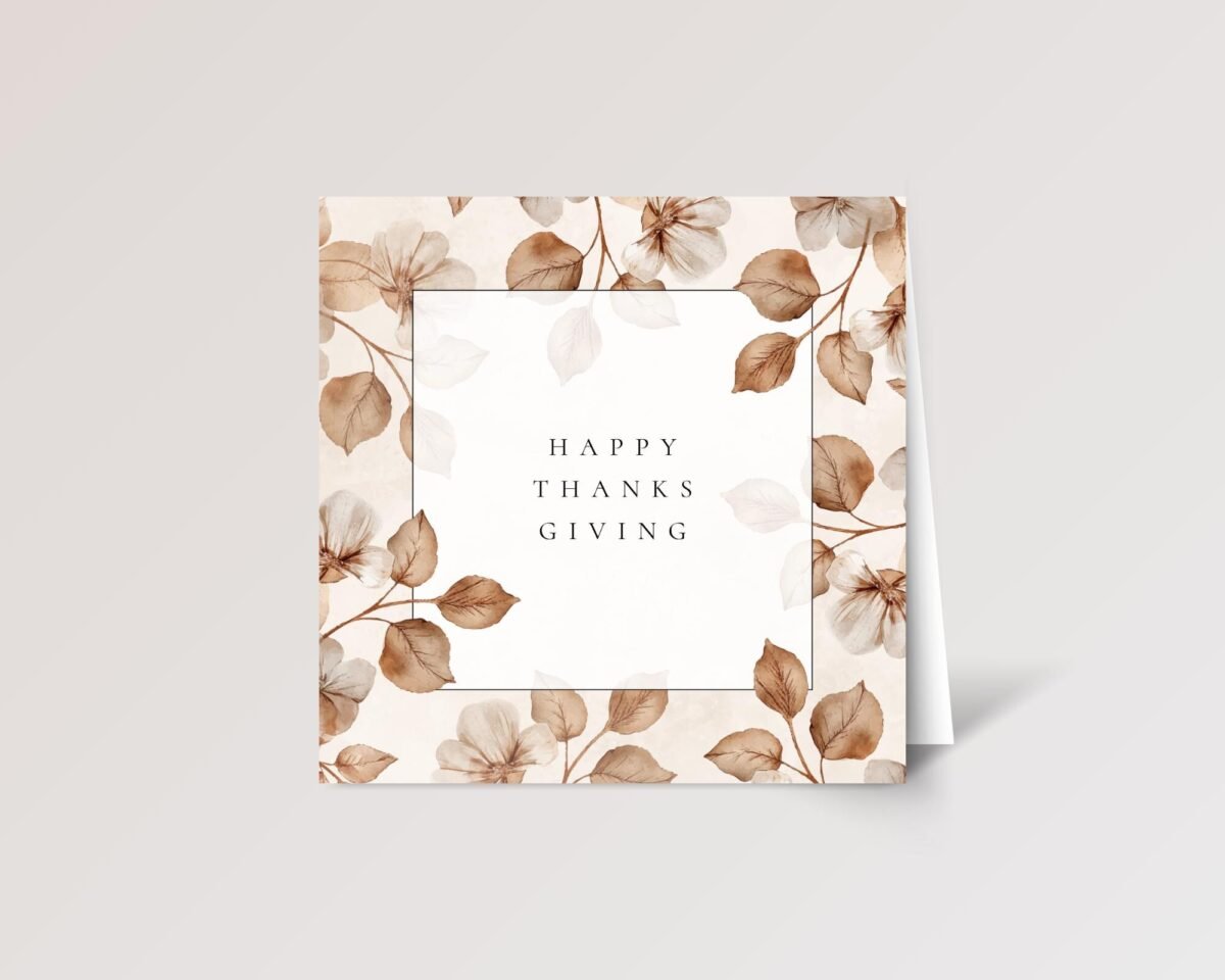 Personalized Thanksgiving Card for Teacher, Doctor, and Boss - Image 4 Personalized Thanksgiving Card for Teacher, Doctor, and Boss
