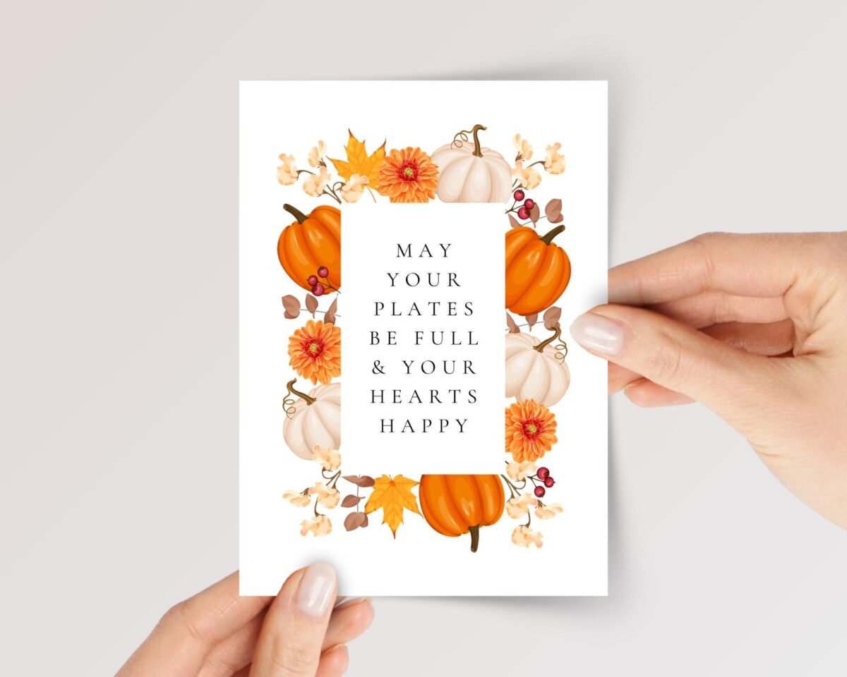 Thanksgiving Card for Daughter/Son in Law