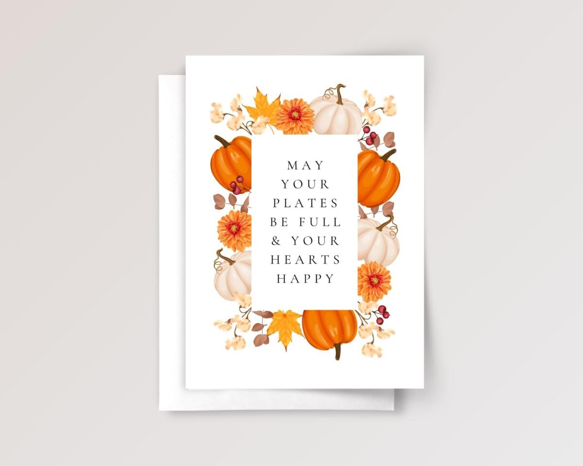 Thanksgiving Card for Daughter/Son in Law