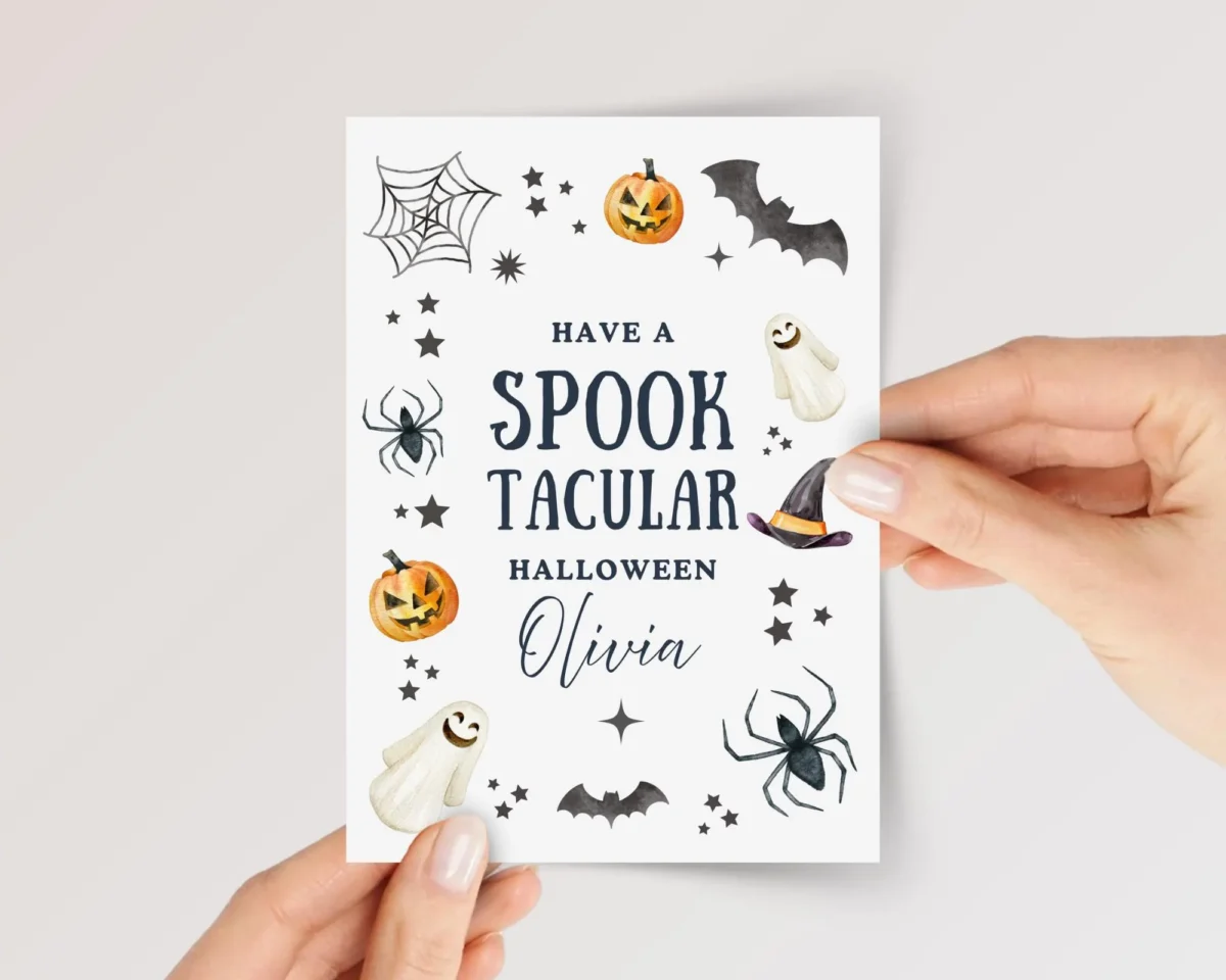 Spooky Halloween Card for Granddaughter