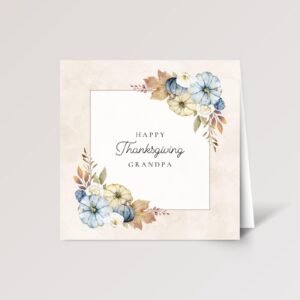 Thanksgiving Card for Grandpa