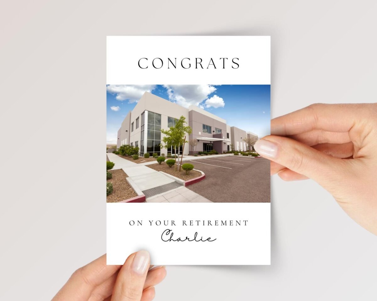 Photo Retirement Card for Wife, Mom, Husband, Coworker, Boss