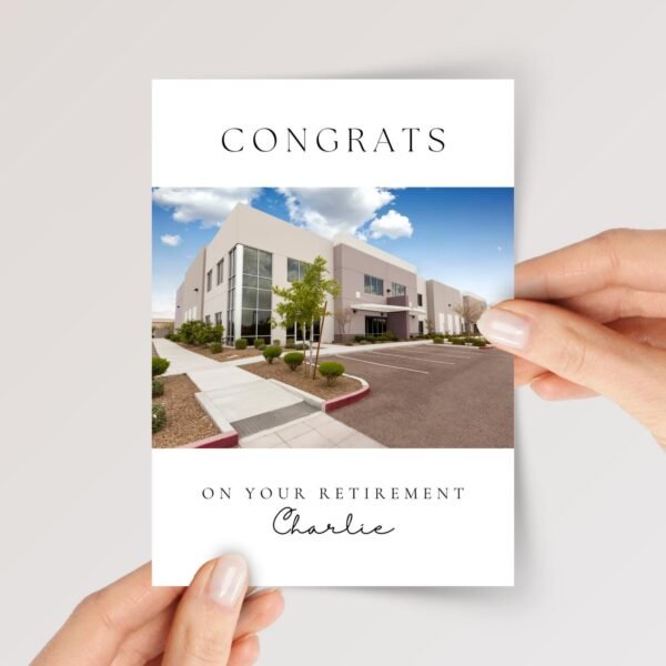 Photo Retirement Card for Wife, Mom, Husband, Coworker, Boss