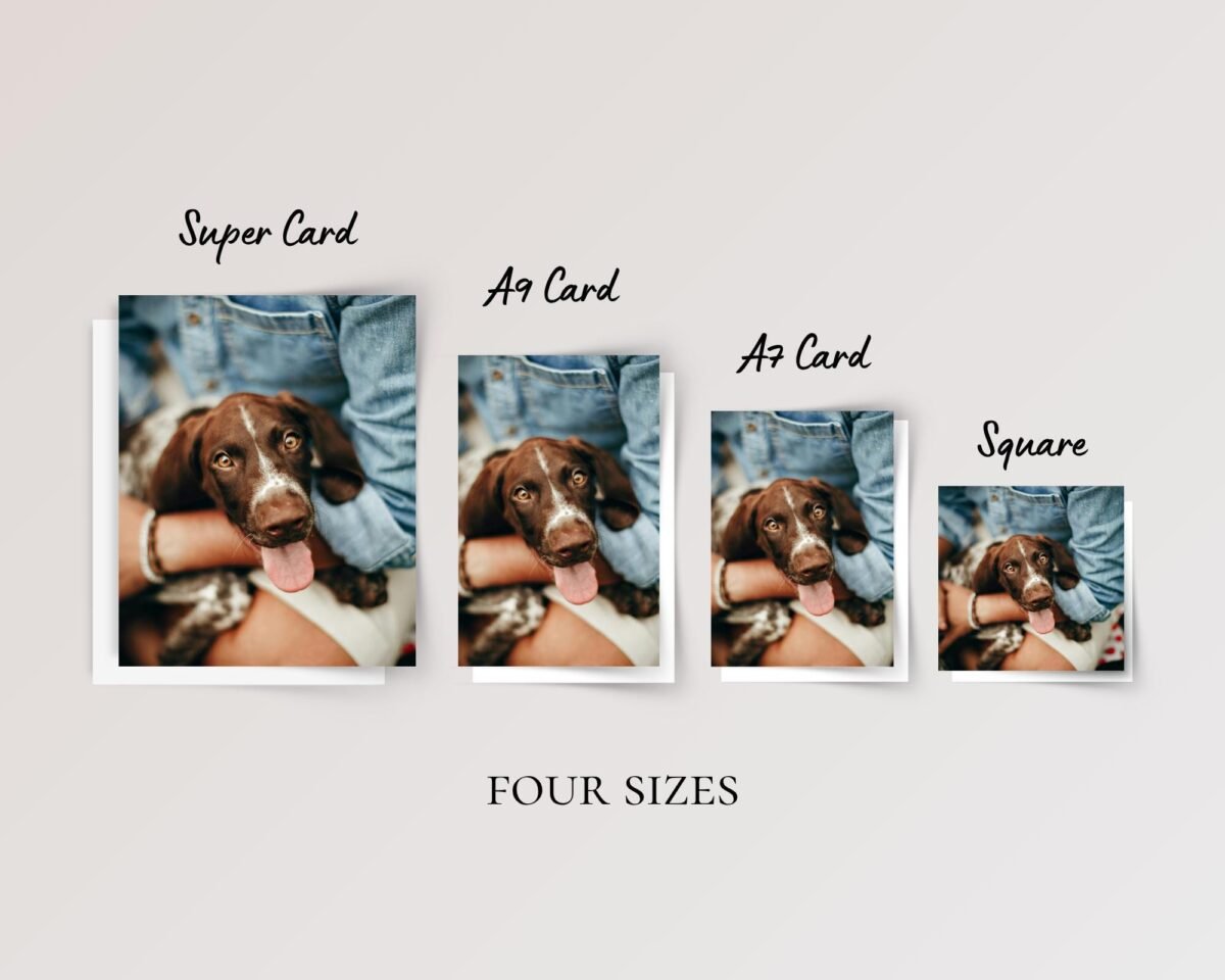 Custom Photo Greeting Cards with Envelopes