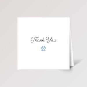 Personalized Thank You Card for Veterinarian Doctor, Dog Owner