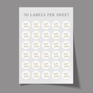 Custom Wedding Name Labels for Invitations and Save the Dates Stickers