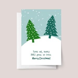 Personalized Christmas Money Card for Kids and Teens - Fold Your Own Dollar