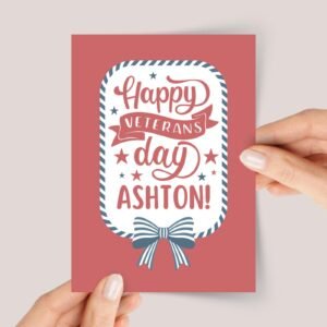 Veteran's Day Card for Marine, Navy, Army Soldiers
