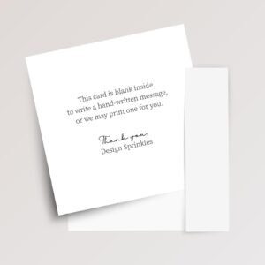 Christmas Card for Mom with Watercolor Wreath, 5 1/4 Inch Square Greeting Card