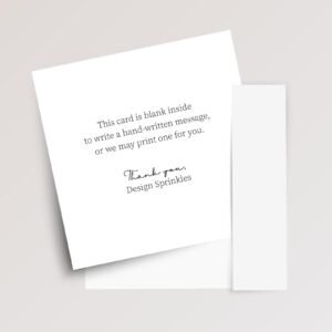 Personalized Christmas Card for Couple with Wreath, 5 1/4 Inch Square Greeting Card